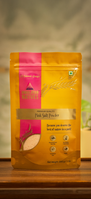 Himalayan Natives website banner showcasing pure Himalayan food products